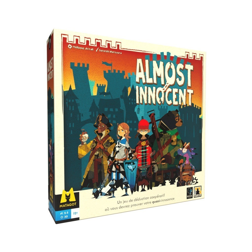 Jeux de société Almost Innocent de déduction et stratégie pour adulte