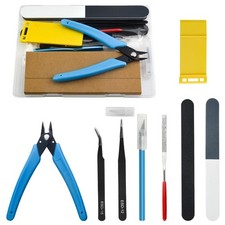 Professional 9 PCS Model Tools Kit Modeler Basic Tools Craft Set Hobby Buildi...