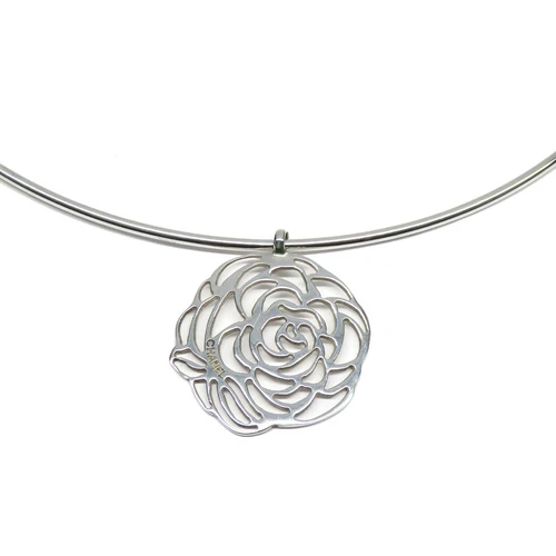 CHANEL Girocollo Camelia SV925 Argento