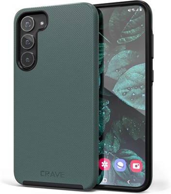 Shockproof Protection Dual Layer Case for Samsung Galaxy S23 Plus - Forest Green