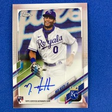 Nick Heath 2021 Topps Chrome Rookie Autograph #RA-NH Kansas City Royals