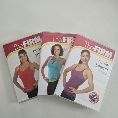 The Firm Exercise DVD/Set of 3/Body Toner, Burn & Shape, Cardio Inferno NEW