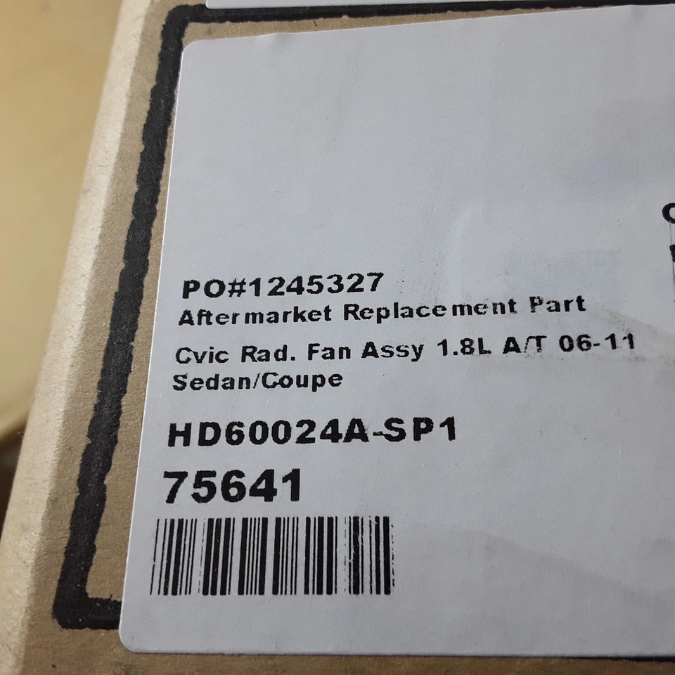 Motor de ventilador de radiador Four Seasons 75641 para Honda Civic (2006 2007 2008 2009-2011) - Imagem 4 de 4