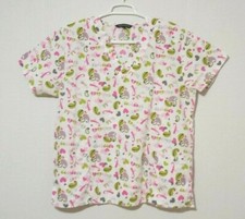 Women's Breast Cancer Awareness Scrubs Top Size XL