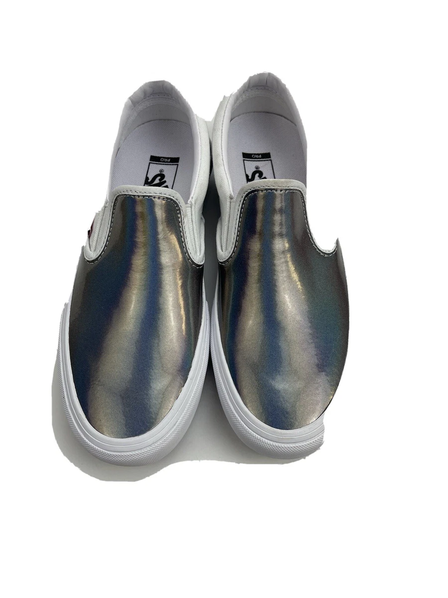 Vans skate shoes mens cheap Silver