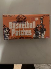 1974 FLEER BASKETBALL - NBA REAL CLOTH PATCHES BOX (24) PACKS ! BBCE WRAPPED!