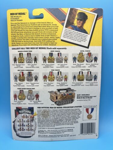 Vintage 1988 MATTEL Men of Medal S.W.AT. TEAM Sharpshooter NEW - Picture 7 of 12