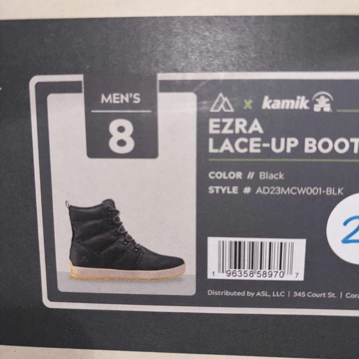 ♡ Alpine Design x Kamik Men's Ezra Black Winter Boots 8 Orig. $130