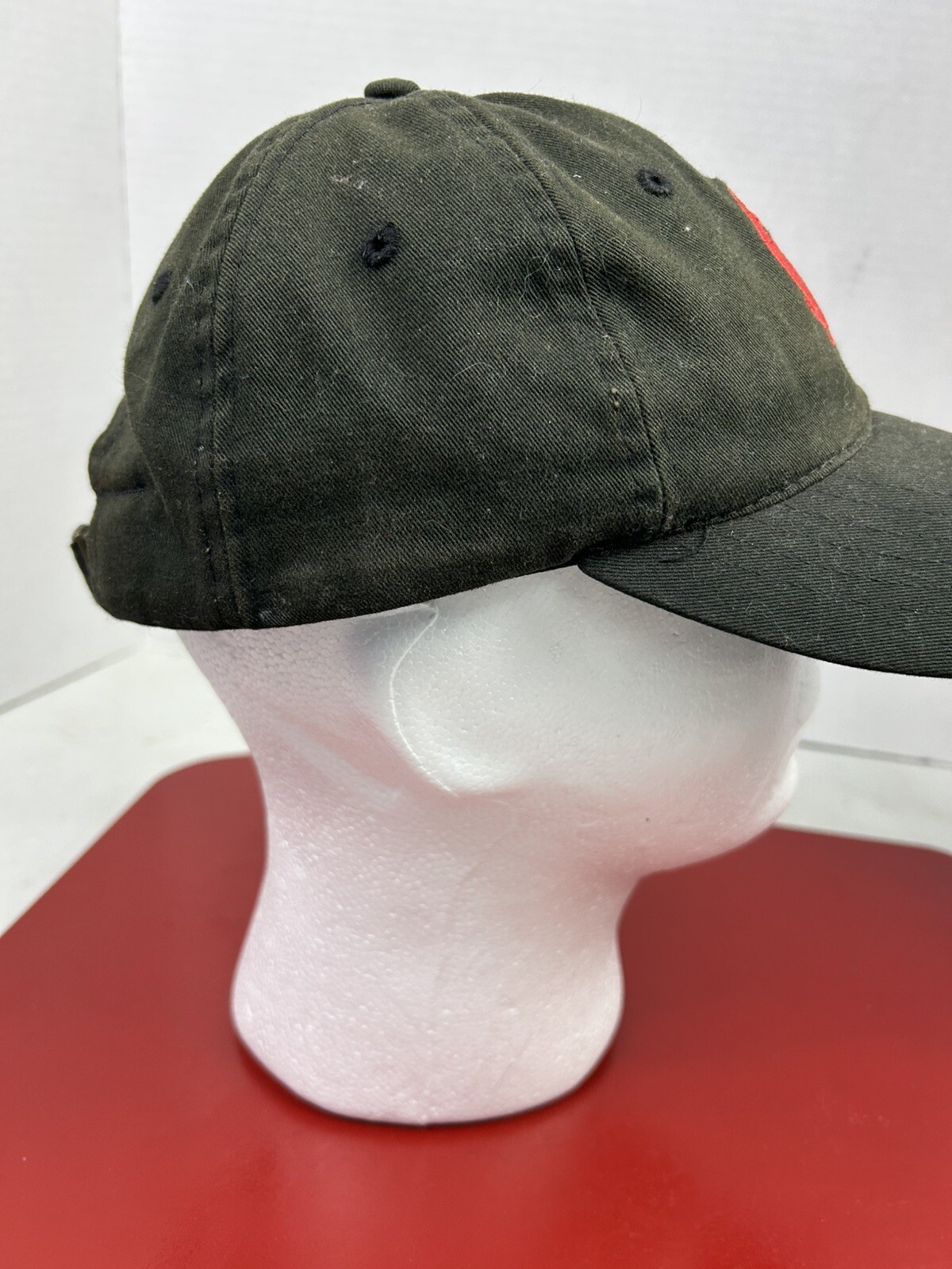 Ruger Baseball Cap Hat Solid Black Embroidered Ad… - image 3