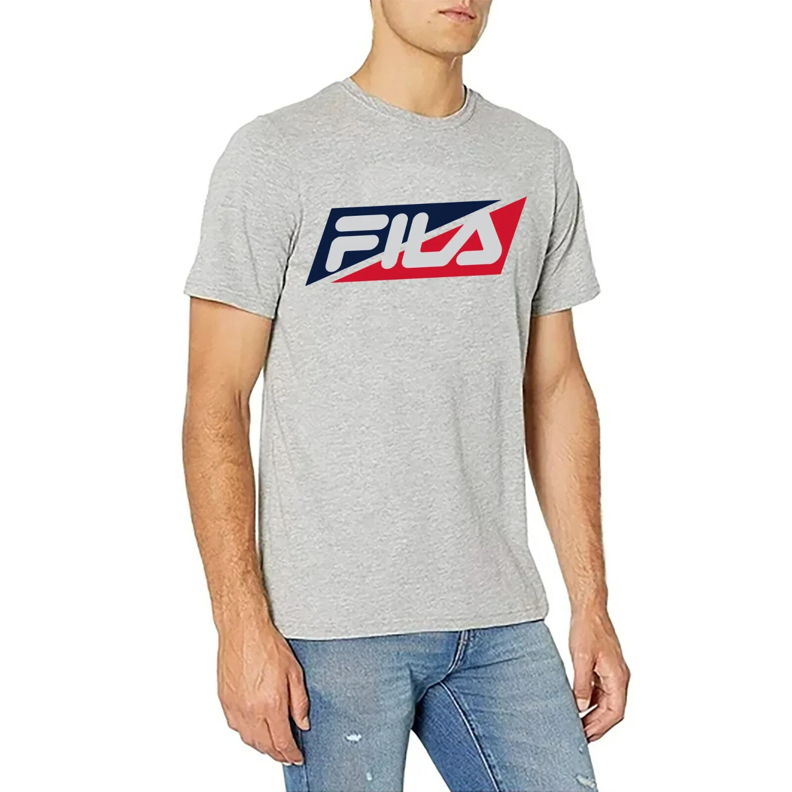 T SHIRT UOMO FILA GRIGIA S S TG: 3XL 3X XXXL NUOVA CON ETICHETTE