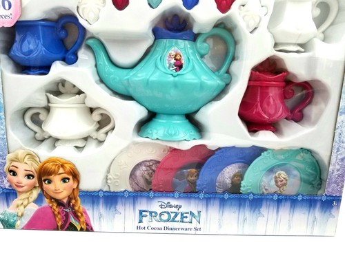 Disney Frozen Hot Cocoa Dinnerware Set 26 Pieces Service For Four - Picture 10 of 12