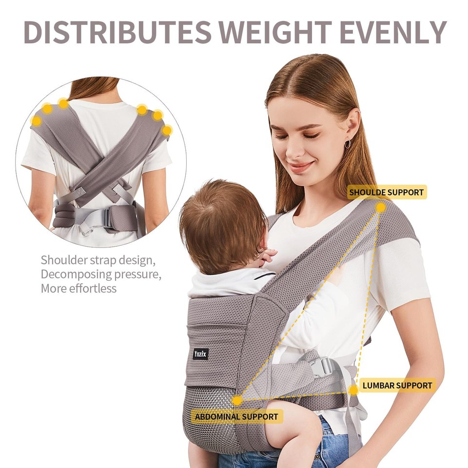 Newborn Carrier,Baby Carrier,Baby Wrap Backpack Carrier with Hip Seat