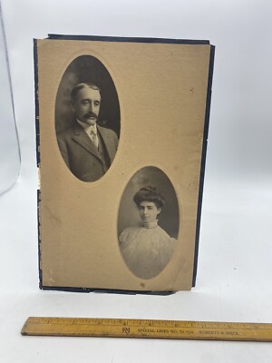 1800 s  Photo Of A Young Bride & Groom