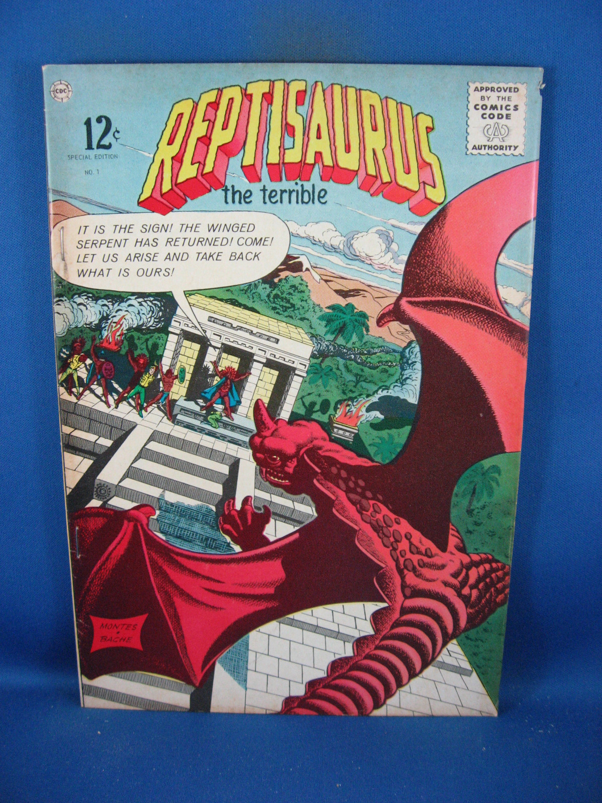 Reptossaurus REPTISAURUS THE TERRIBLE SPECIAL EDITION 1 VF- CHARLTON FIRST ISSUE ...