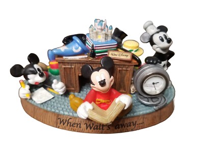 Disney Time Works When Walts Away 4 Generations Mickey Mouse Desk
