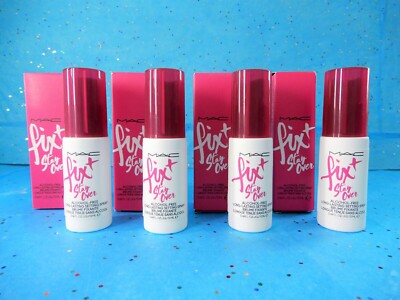 4X MAC Fix+ Stay Over Travel Size Makeup Setting Spray .44 Fl oz/ 13ml