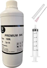 1000ml Black Bulk Refill Ink for all HP, Epson, Brother, Canon Printers