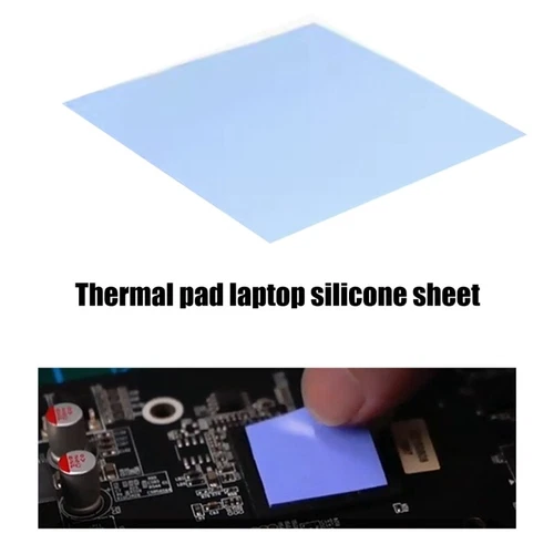 Computer Heatsink Sheet 100x100mm Soft Silicone Thermals Silicone Conductive Pad