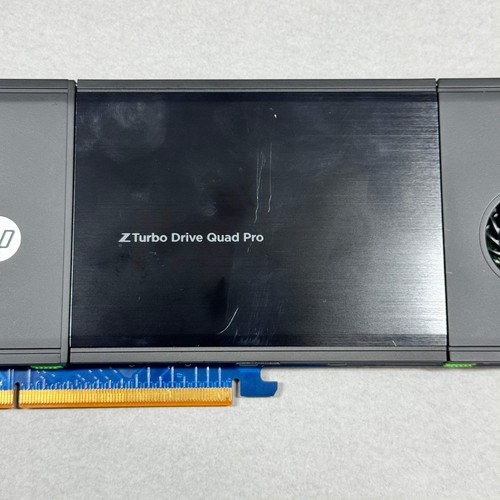 HP Z Turbo Drive Quad Pro PCIe Adapter Card 841969-001 Black - Afbeelding 3 van 8