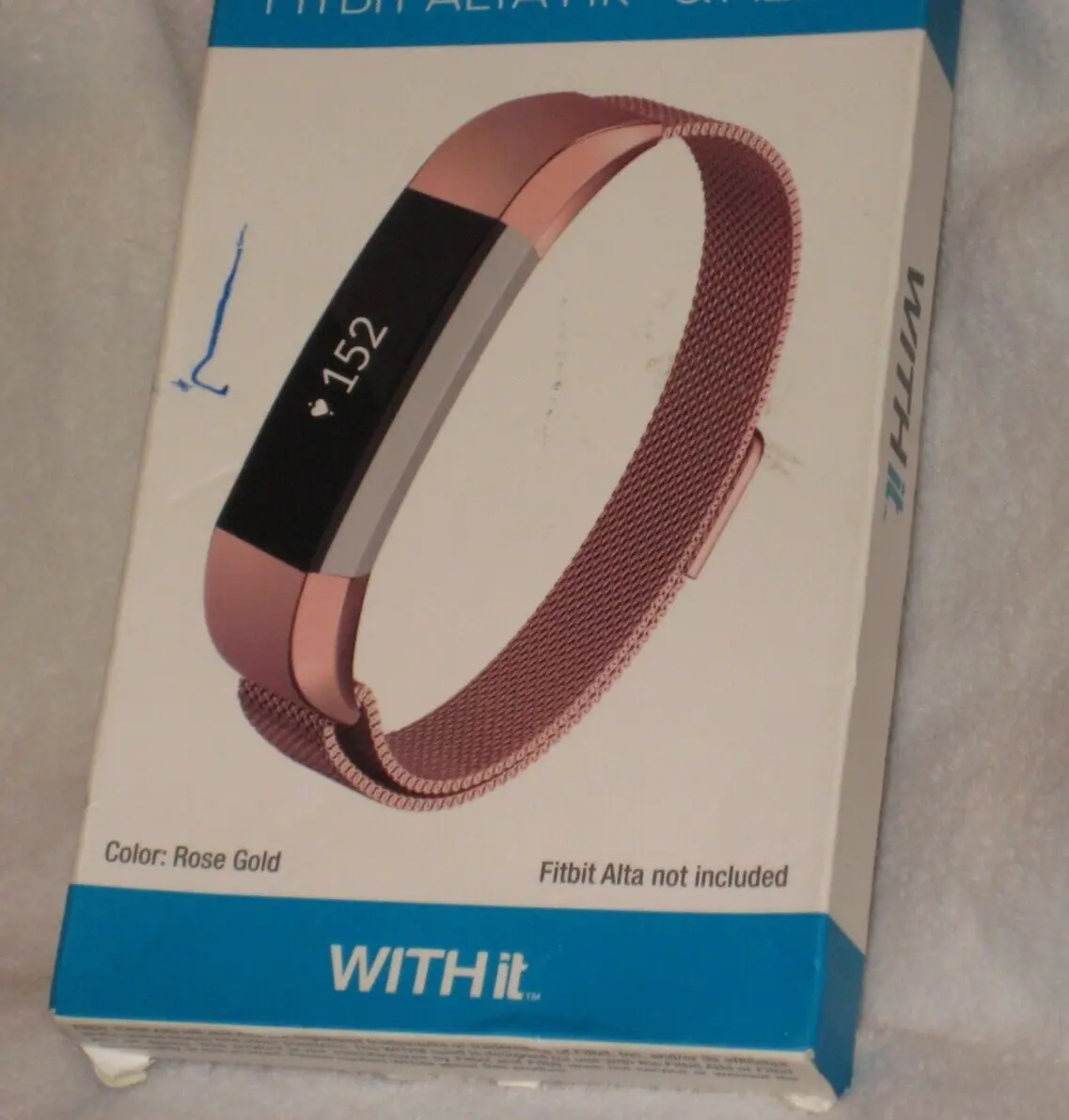 Utilfreds plejeforældre hoppe For Fitbit Alta / Alta HR Stainless Steel Rose Gold Mesh Wrist Watch Band  NEW | eBay