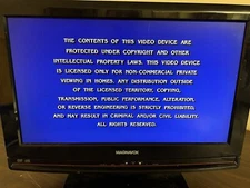 Magnavox LCD HD TV Built-In DVD Player HDMI 19MD350B/F7 720p And Remote Tested.