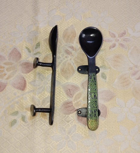 Spoon and Fork Design Door Handle Brass Utensils Restaurant Door Pull Dec CA031 - 第 6/10 張圖片