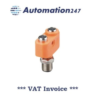 IFM EBC112 Y Splitter M12 4P Stecker / 2xM8 3P Buchse 002571