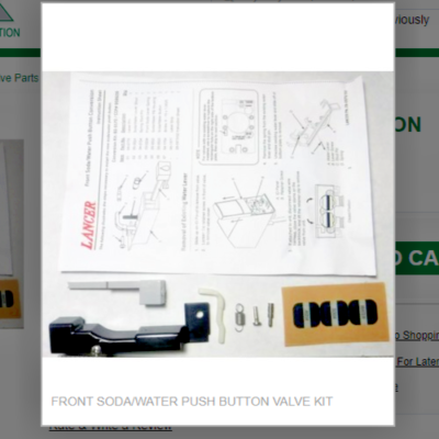 #ad #ad FRONT SODA WATER PUSH BUTTON VALVE KIT # 82 5172 $29.99