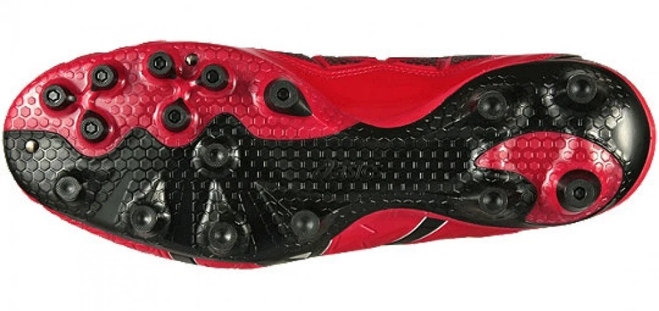 asics soccer shoes Spike LETHAL SNIPER 4 SK TSI227 Red X black US6.5 - Image 2 of 3