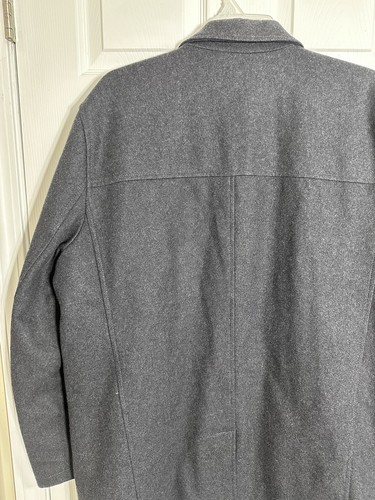 Chaqueta acolchada aislante Levi's XXL para hombre mezcla de lana gris/carbón - Imagen 16 de 18