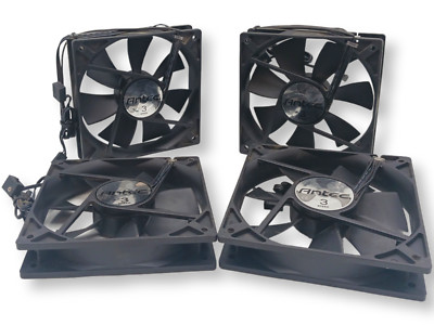 (LOT OF 4) ANTEC 3 SPEED 8MM FAN - TESTED!!