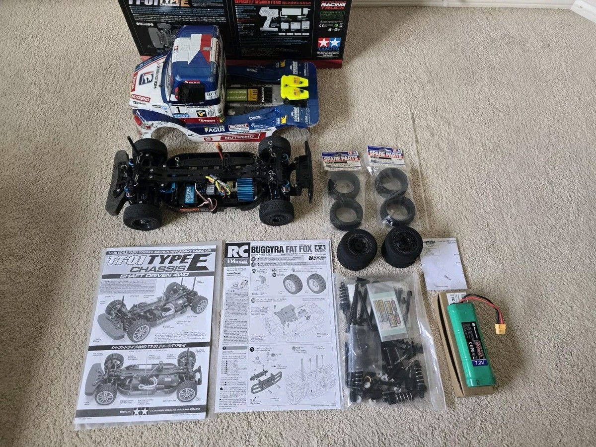 Tamiya Buggyra Fat Fox 1/14 4WD Euro Truck TT-01E Roller Tamiya Buggyra Fat Fox 1/14 4WD Euro Truck TT-01E Roller