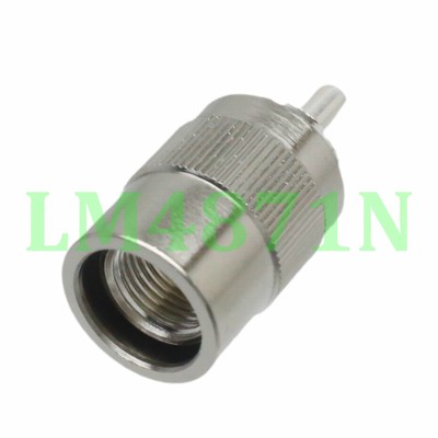 10Pcs Connector UHF Male PL259 Plug Solder RG8 RG213 LMR400 7D-FB Cable Silver