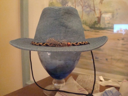Women's Denim Cowboy Hat Decorative 