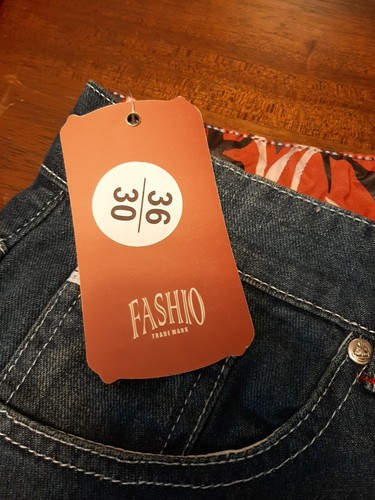 1 pr. 36 X 29 jeans lined Fashion J Brand "Skyline" Dark Wash Blue Denim nwt - Picture 11 of 12