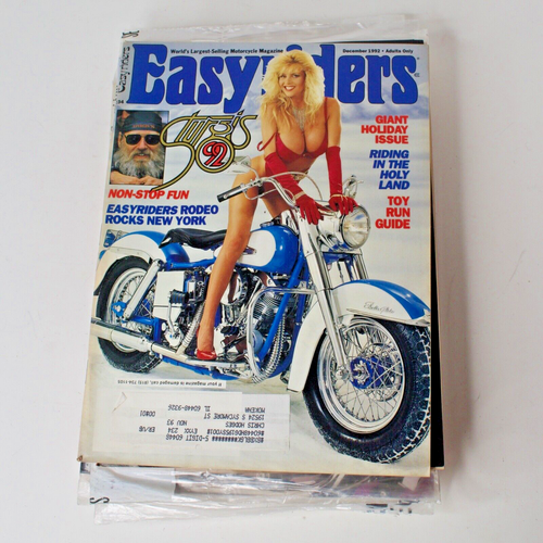 Vintage 1992 Easyriders Biker Motorcycle Lot 10x Magazines 5 Are Sealed - Picture 12 of 12