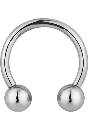 Ferro di cavallo pesante calibro 10 3/8" 5mm sfere acciaio * - Foto 1 di 4