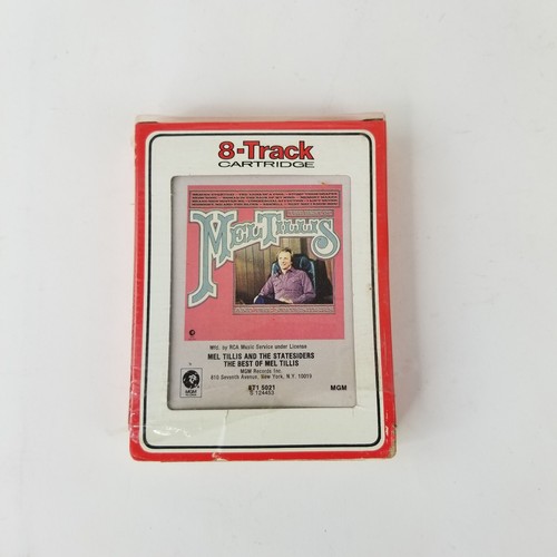 VTG The Best of Mel Tillis and the Statesiders 8-Track Cartridge TESTED & PLAYS