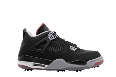 シューズ(男性用) Aj4 Bred gorf Size 10.5 - Jordan 4 Golf Bred for sale online | eBay