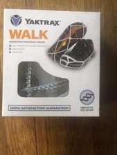 New Yaktrax Traction Cleats, Size Medium Walk, Work, Run on Snow and Ice