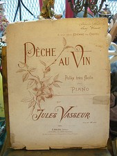 Partition Fisch Im Wein Jules Vasseur Klavier...