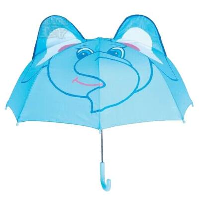 RI One Kids 28'' Blue Elephant Umbrella
