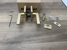 Kwikset 720HFLRCT-4 Halifax Passage Door Lever Set with Rectangle Rose