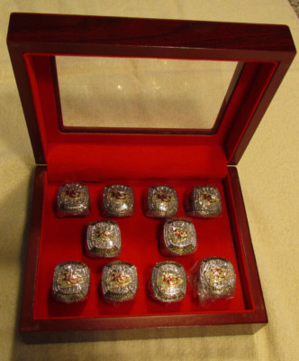 KC Chiefs 2024 Super Bowl Ring Set of 10 names. US Distributor