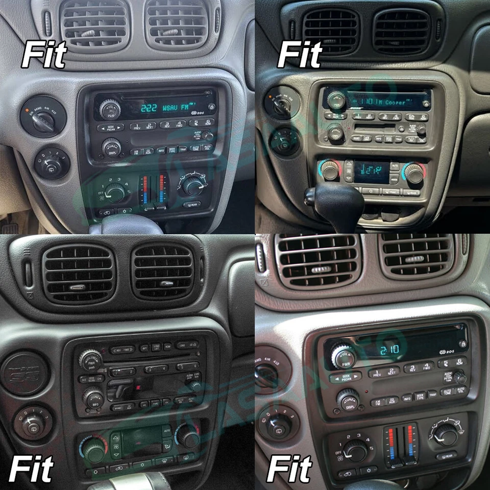 For 2002-2009 Chevrolet Trailblazer 7" Android 14 Carplay Car Stereo Radio GPS Foto 2 de 4