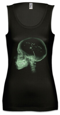 Gamer Brain Damen Tank Top Computer Scientist Gaming Games Fun Geek Nerd