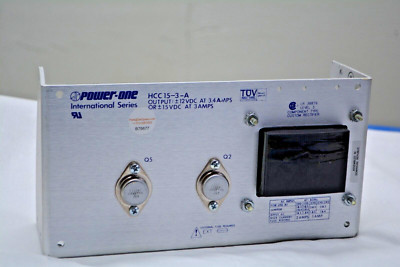 HCC15-3-A / CONVERTER OUTPUT +-12 VCD AT 3.4AMP OR +-15VCD AT 3AMPS / POWER ONE