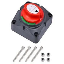 Battery Switch, 12-48v Battery Power Cut Master Switch Disconnect Isolator