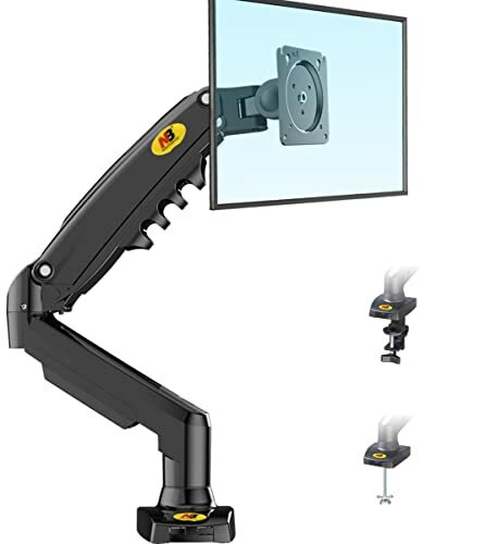 COMPUTER MONITOR STAND Mount Riser Full Motion Swivel Arm with Gas 