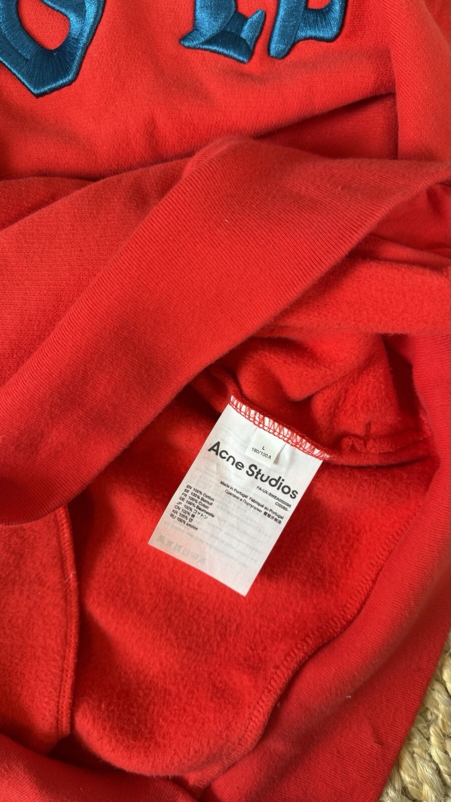 Acne Studios Embroidered Hoodie Sweatshirt image 6